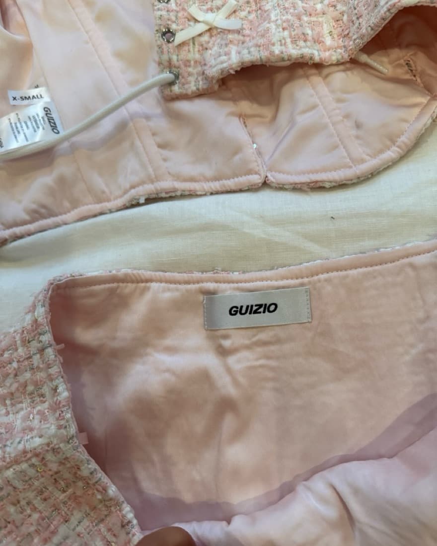 Guzio Emory Tweed Pink Set  - Image 4