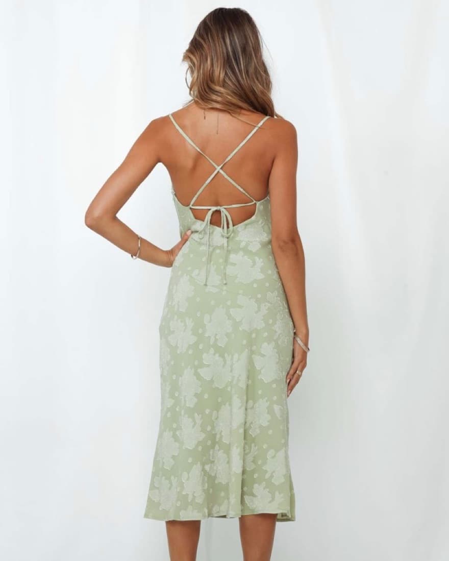 Green Midi Dress - Image 2