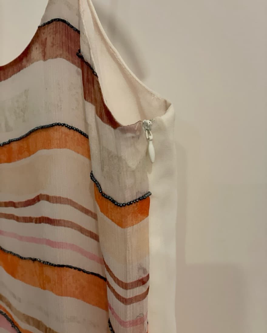 Silk and Beaded Dress - Image 3