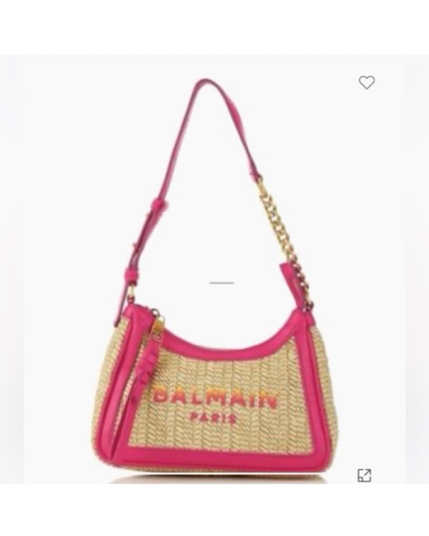 B Army Raffia Shoulder Bag Balmain  - Image 3