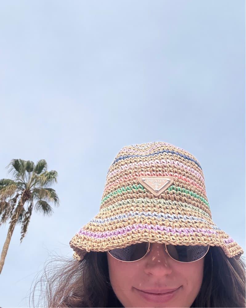 Prada Dupe Bucket Hat - Beach  - Image 1