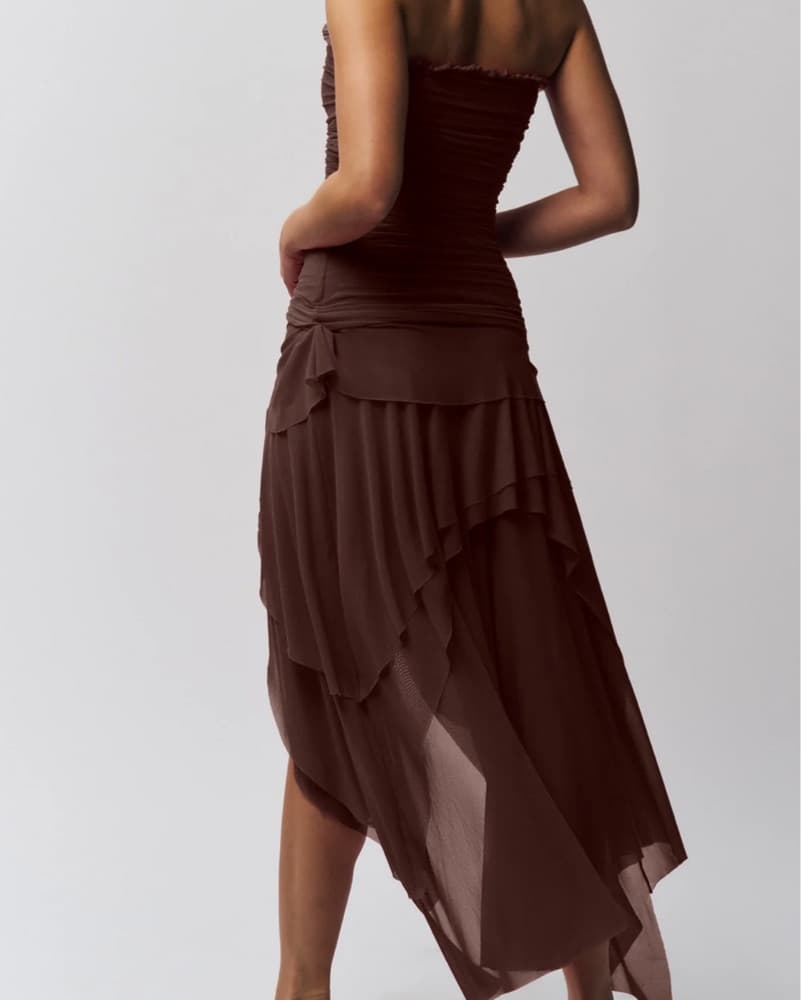 Danielle Guizio Brown Dress - Image 2