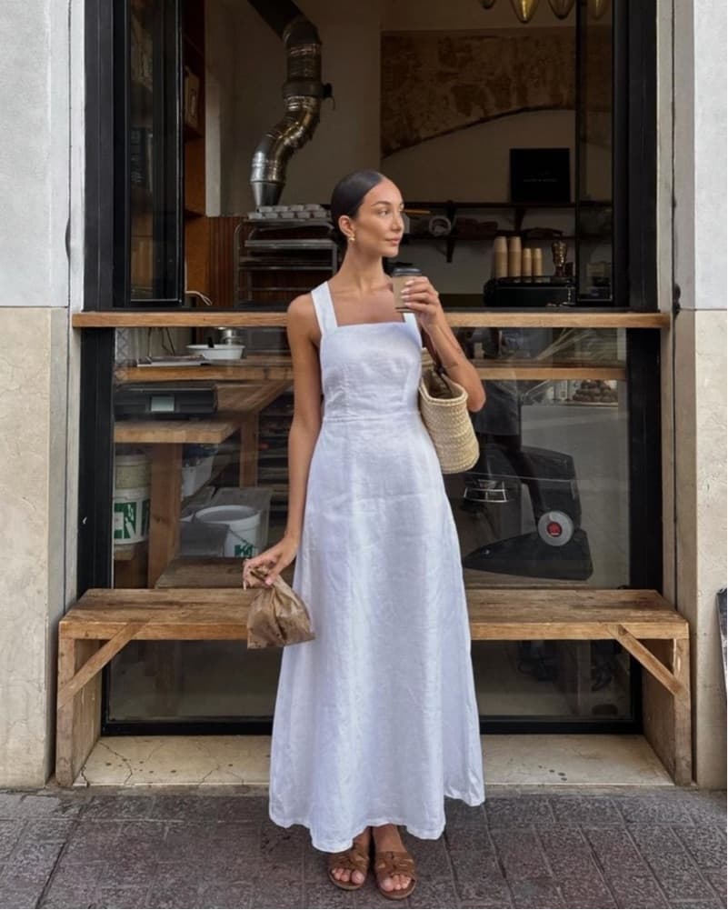 DISSH Zadie Linen Midi Dress - Image 1