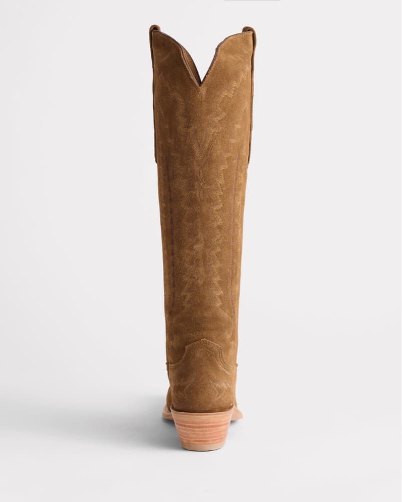 Lucchese Suede Cowgirl Boots - Image 3