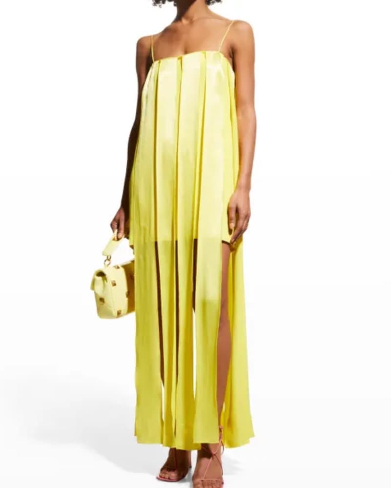 Alexis yellow Streamer Dress - Image 4