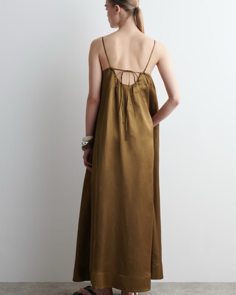 COS Pleated Fluid Maxi Dress - Image 4