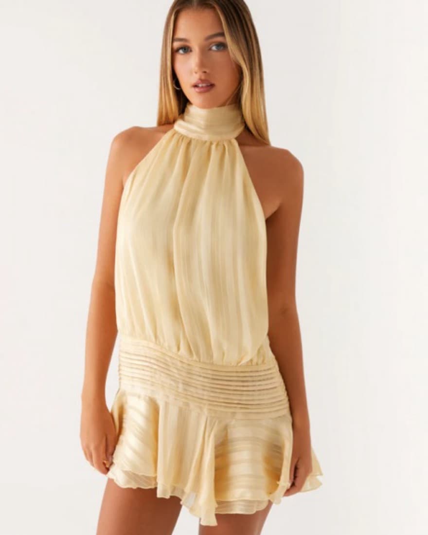Peppermayo - Willow Chiffon Mini Dress - Image 1