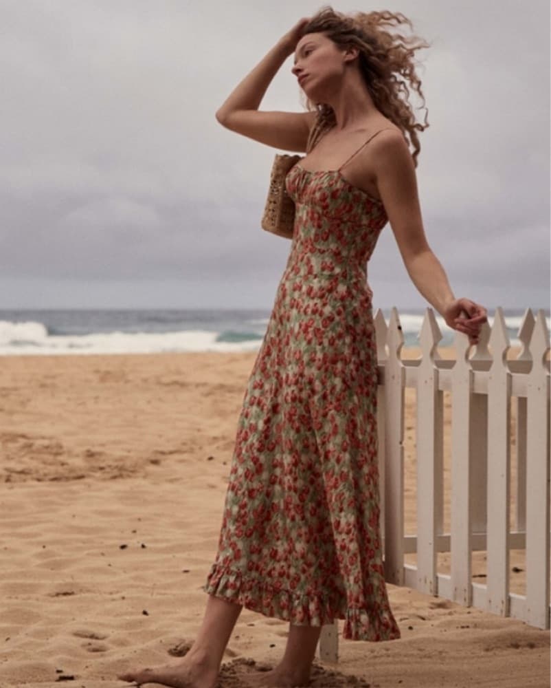 Doen Rosaria Dress In Tulip Fields - Image 4