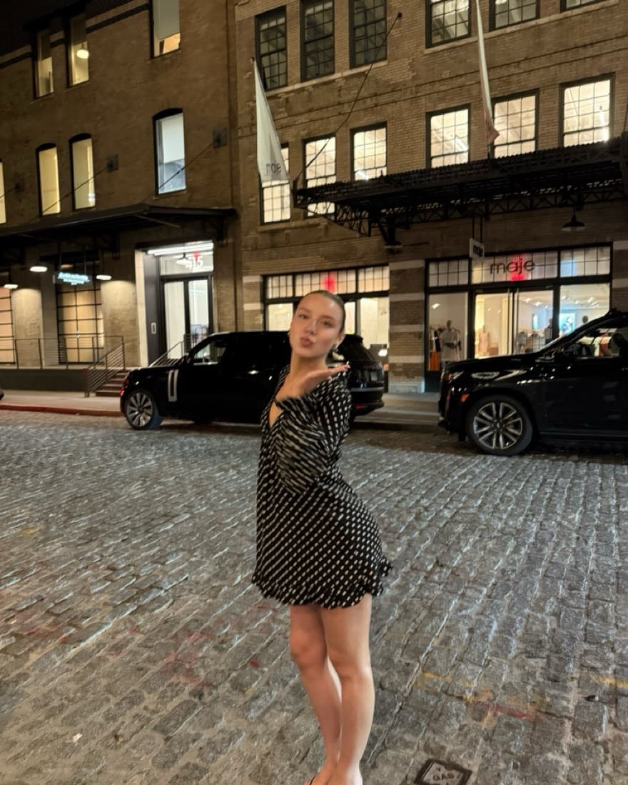 Saint Laurent Polka Dot Dress - Image 4