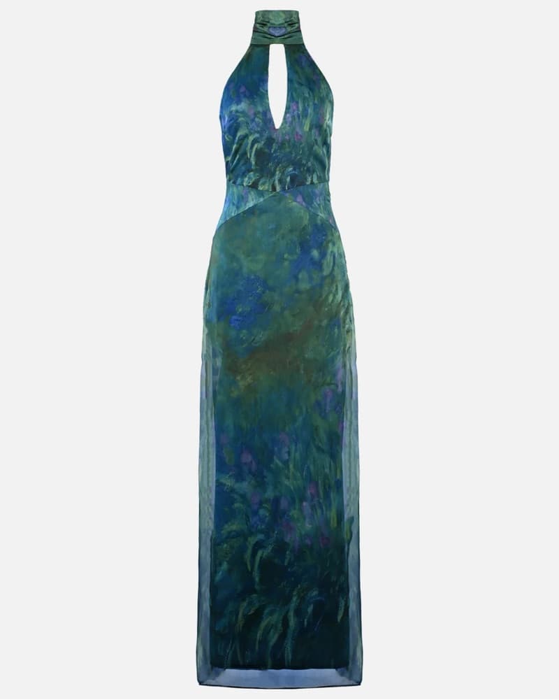Yellow The Label Monet Dress – Irises - Image 5