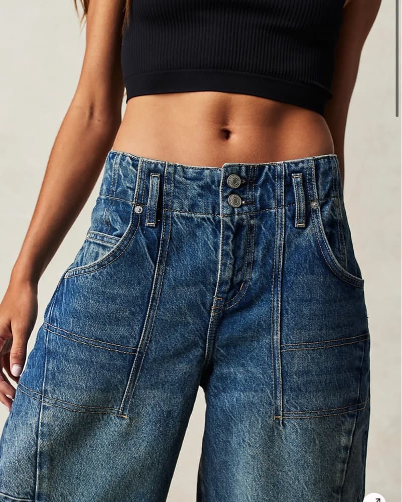 FREE PEOPLE Long Shorts 🩶 - Image 1