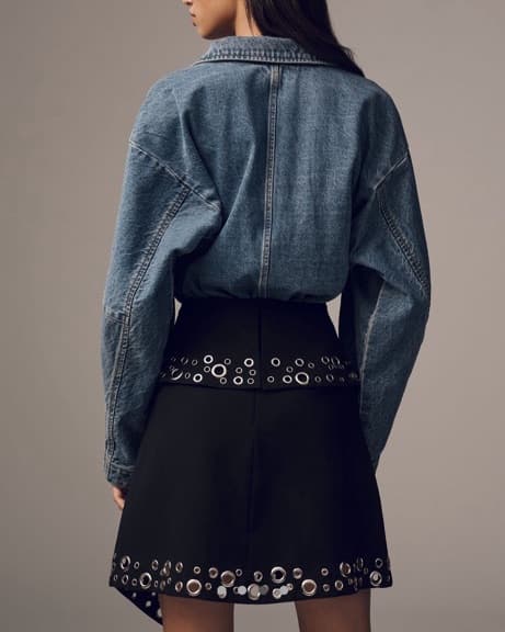 Mc Duggal Grommet Mini Skirt - Image 2