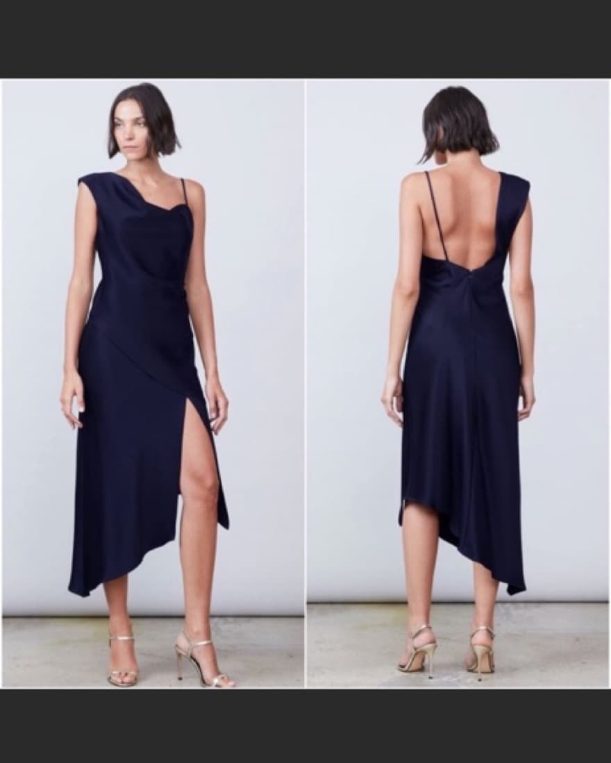 Allen Schwartz Assymetrical Dress - Image 2