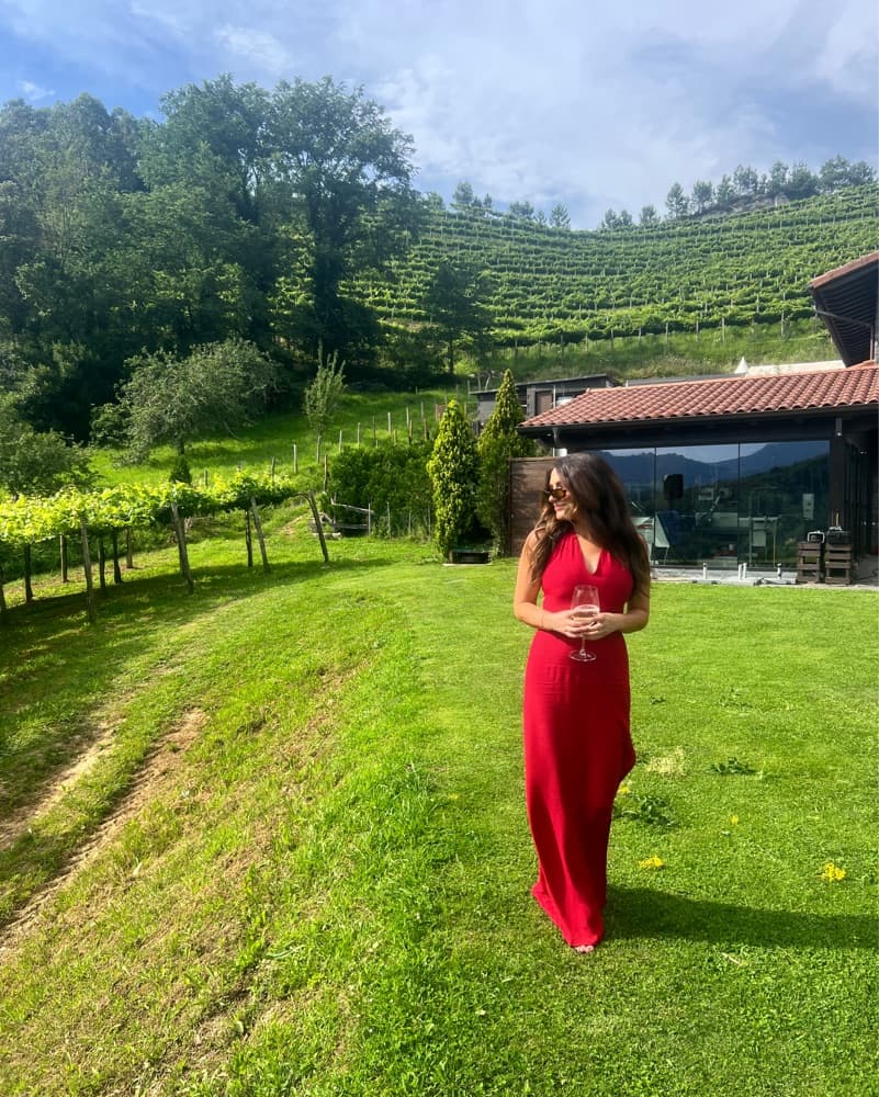 Reformation Red Ennis Dress  - Image 6