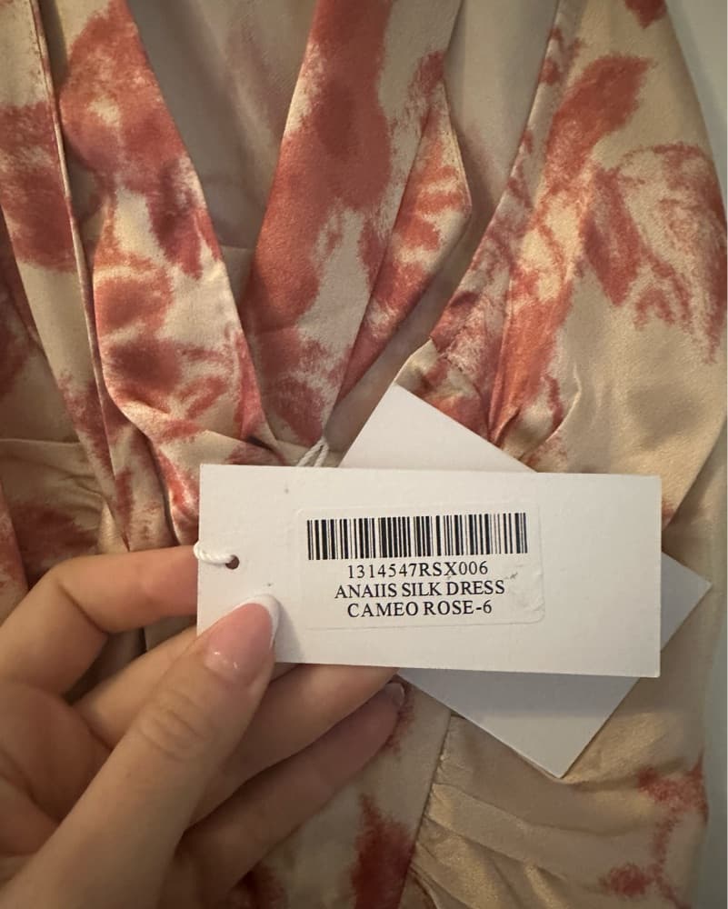 Reformation Anaiis Silk Dress - Image 3