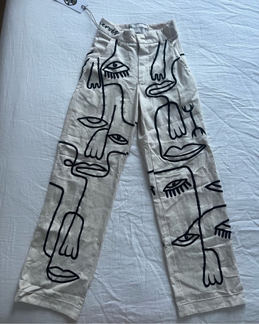 .Maison Les Énervés Pants Siam -Ink  - Image 1