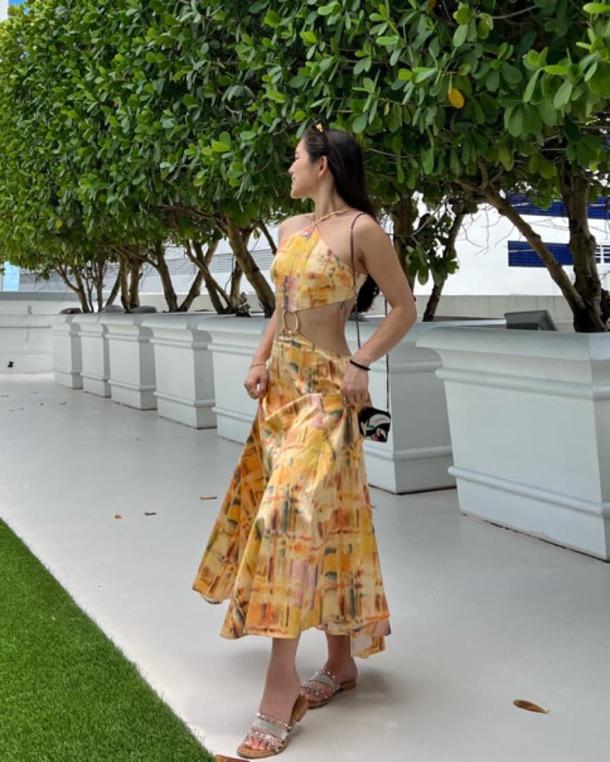 Cult Gaia Nadeesha Dress In Summer Haze - Image 5