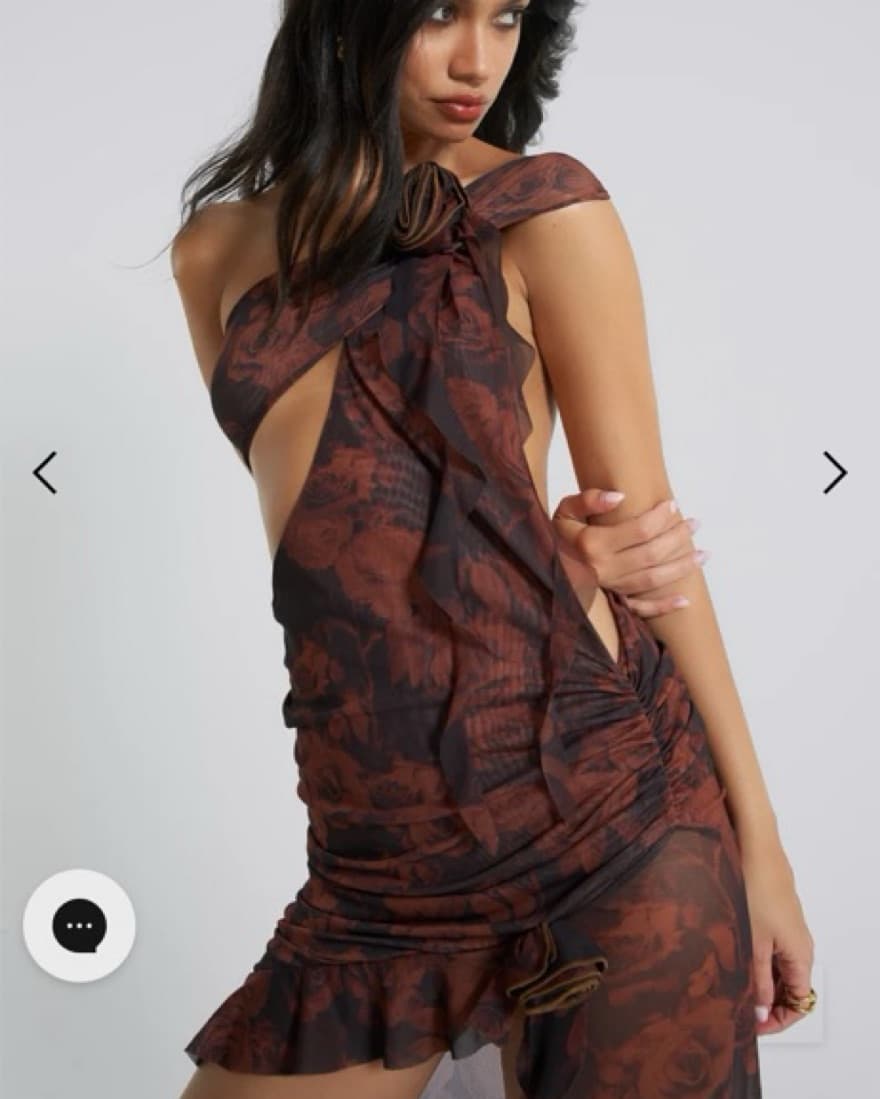 Jaded London Athena One Shoulder Draped  - Image 5