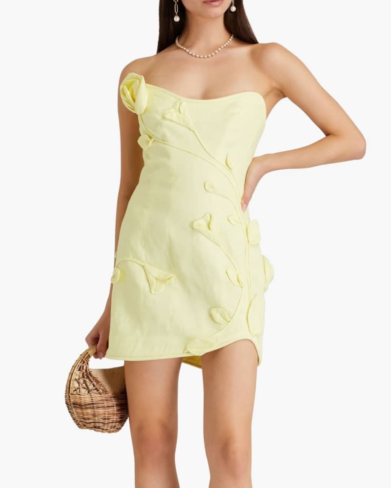 Zimmerman Strapless Floral Dress - Image 1