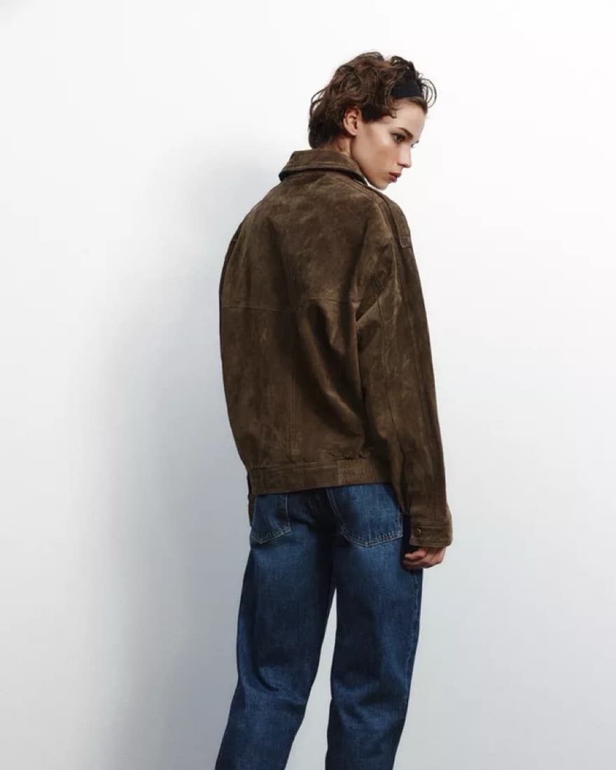 Suede Leather Jacket - Image 2