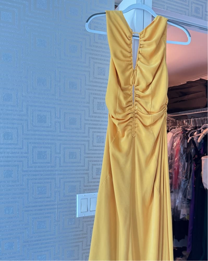 💛 Altuzarra Kaya Ruched Cut Out Dress - Image 2