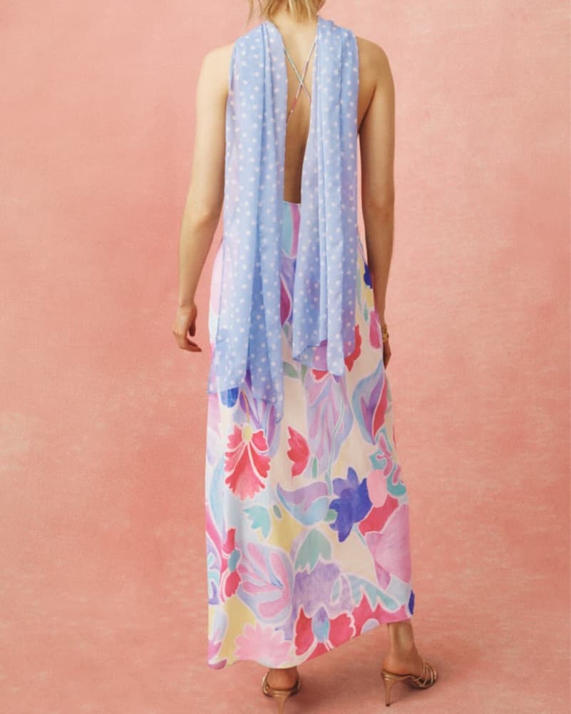 Rixo Hayley Halter Dress - Image 5
