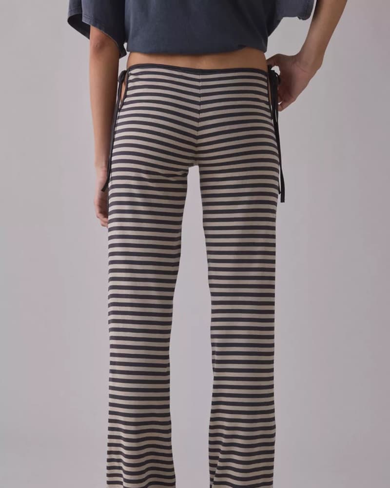 Lioness Striped Tie Side Pants - Image 4
