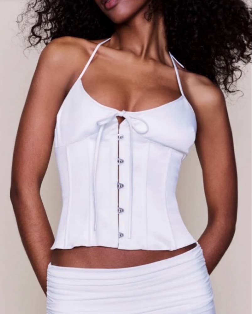 Danielle Guizio Marini Corset In White - Image 2
