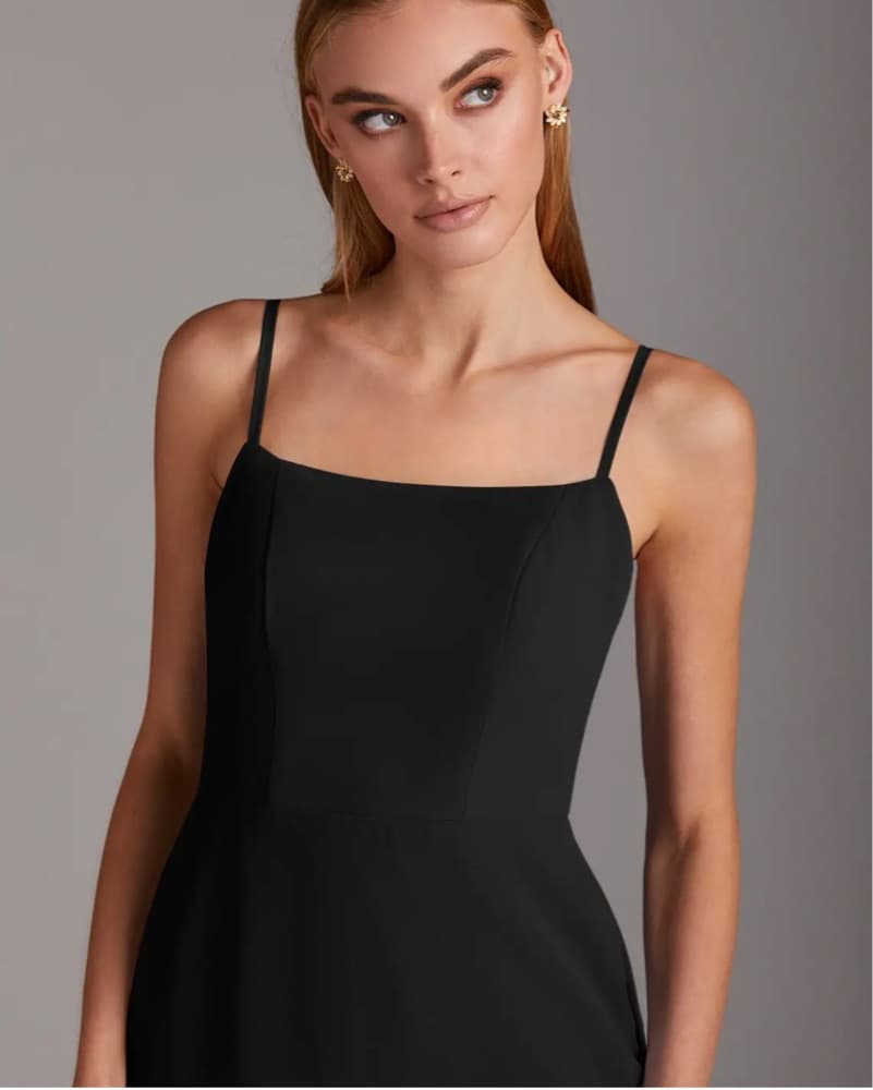 Black Bridesmaids Dress - Image 5