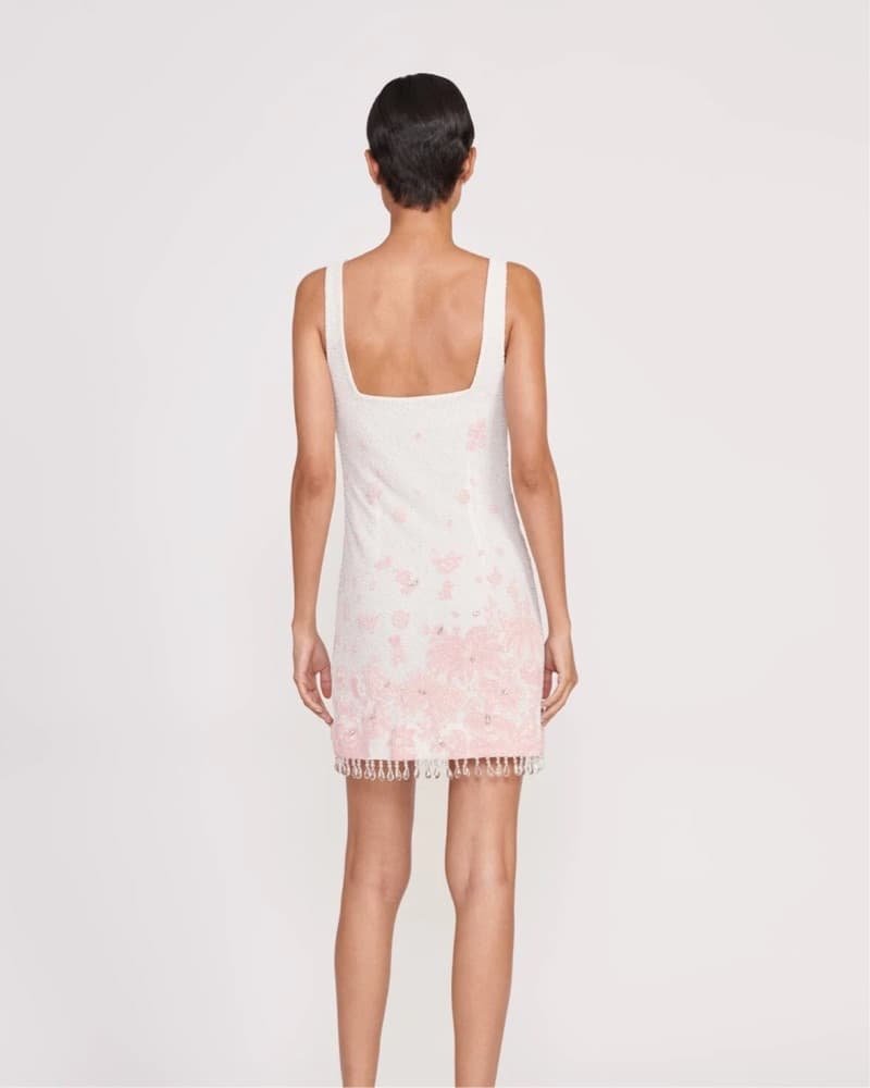 Staud DRESS IVORY CHERRY BLOSSOM - Image 2