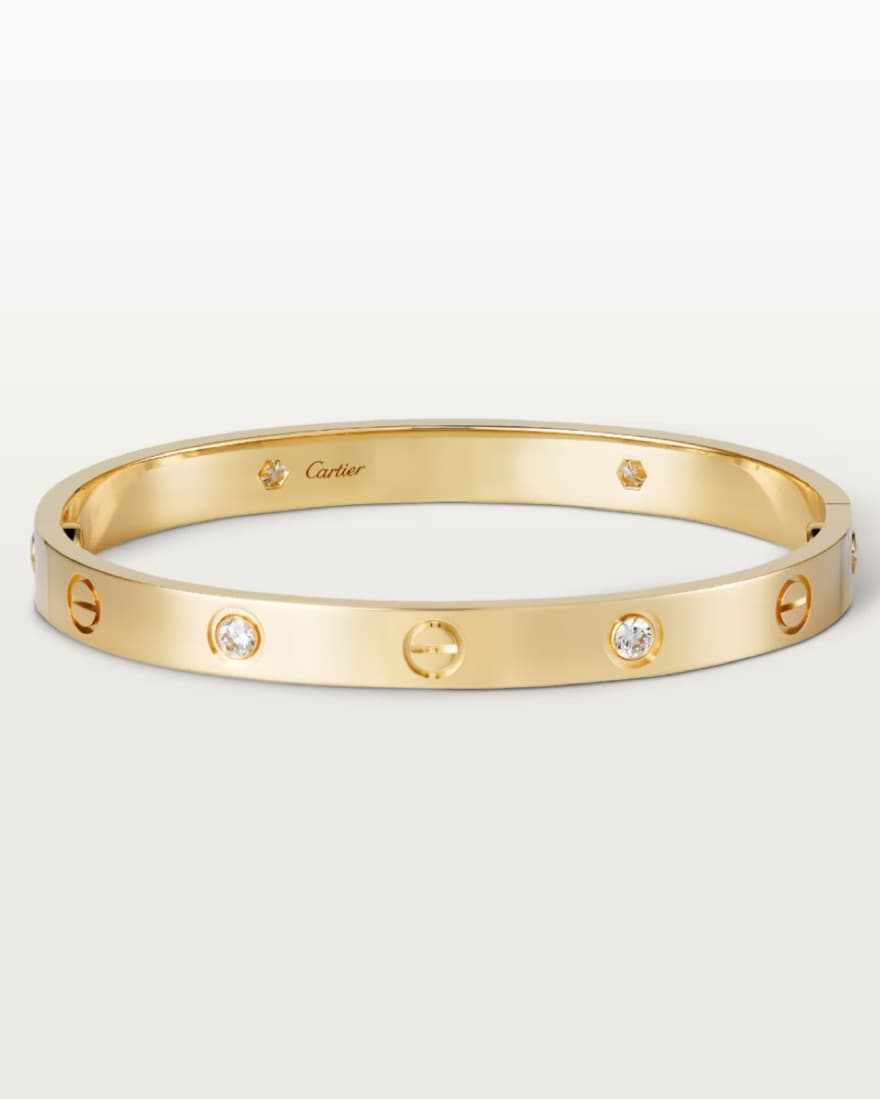 LOVE BRACELET, CLASSIC MODEL, 4 DIAMONDS - Image 2
