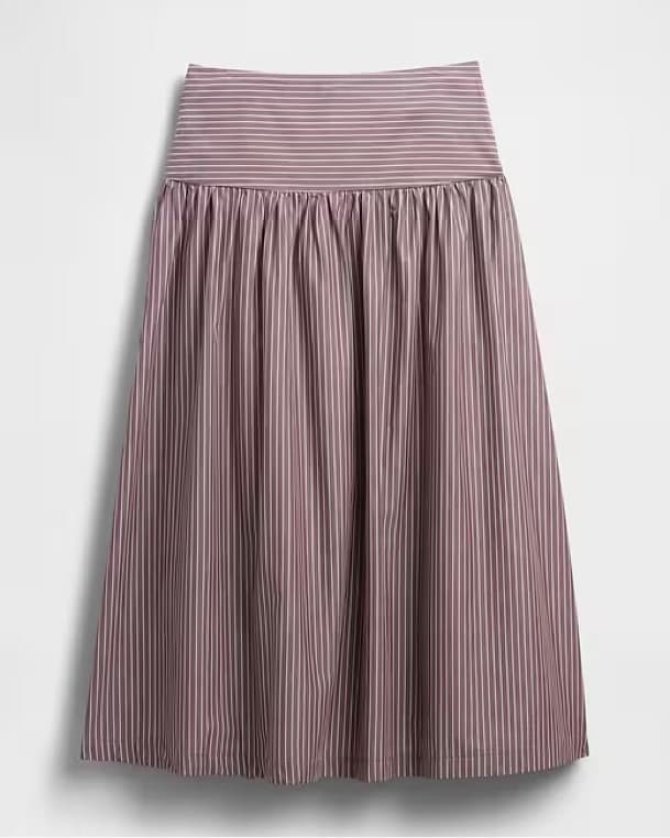 Striped Drop Waist Maxi - Image 1