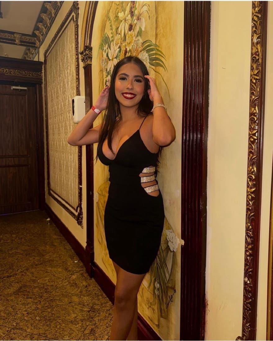 Black Cutout Dress - Image 3