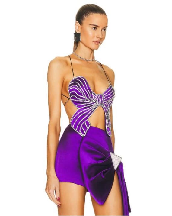 $1.2k Area Crystal Bow Top  - Image 3