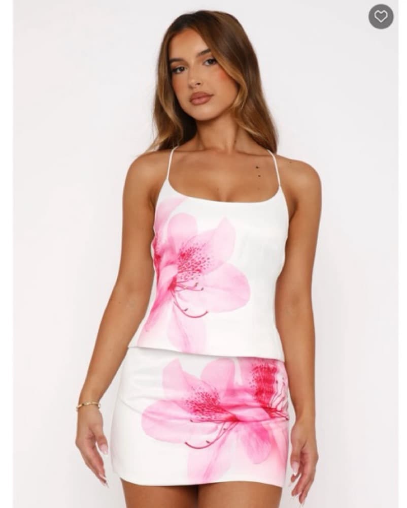 Floral Set Top & Skirt - Image 4