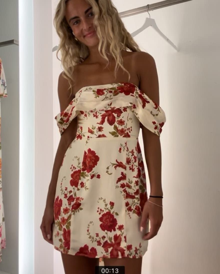 Reformation Lanelle Silk Dress - Image 2