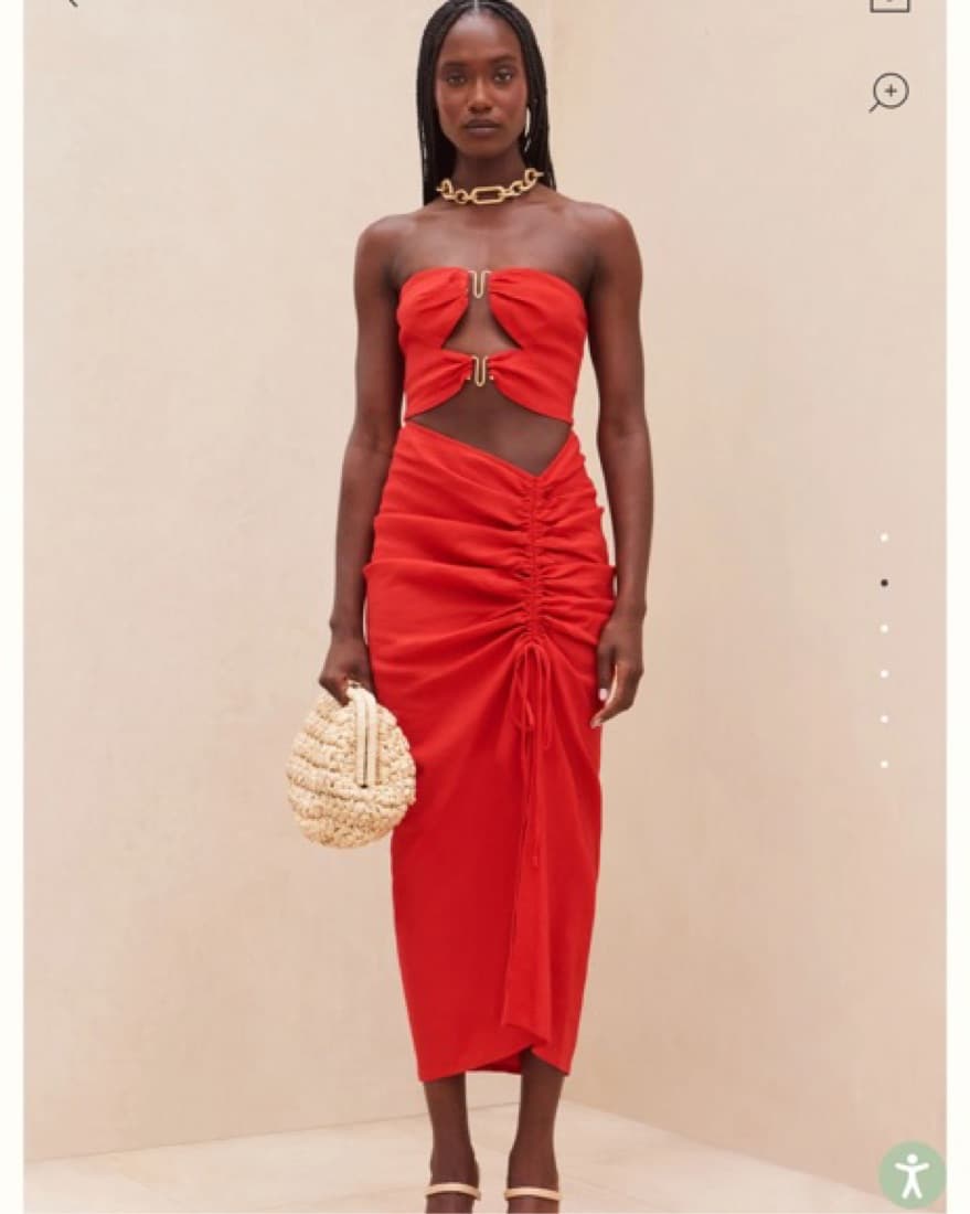 Cult gaia donna Dress in Red - Image 5