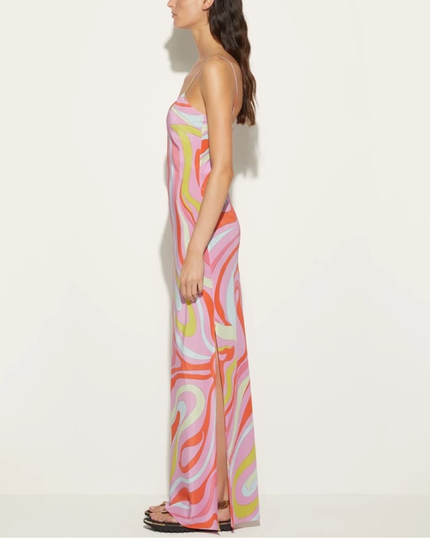 Pucci Marmo-Print Silk Slip Dress - Image 6
