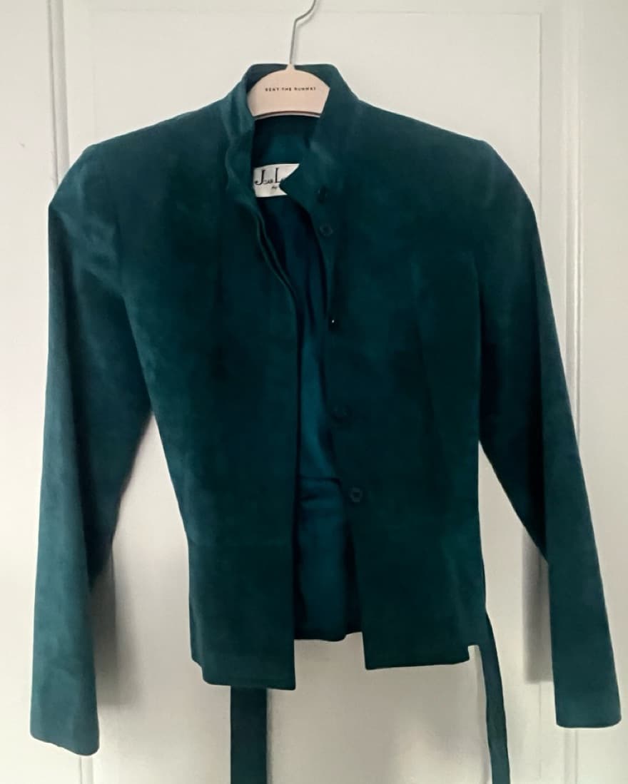 Vintage Suede Skirt Suit  - Image 2
