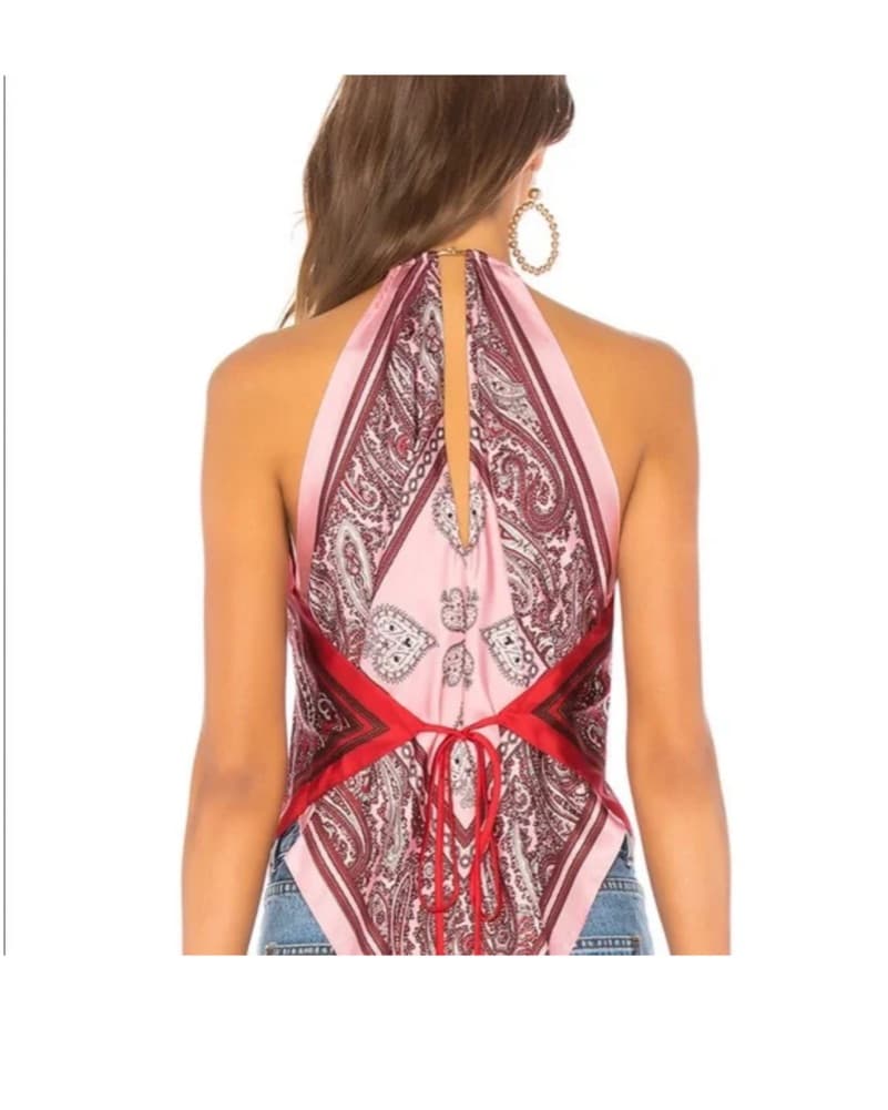 Diane Von Furstenberg Silk Scarf Top - Image 3