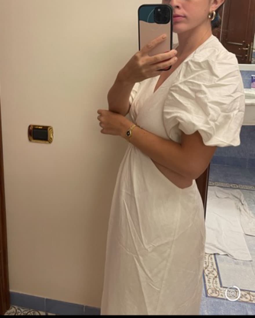 Forever New White Cutout Dress  - Image 3