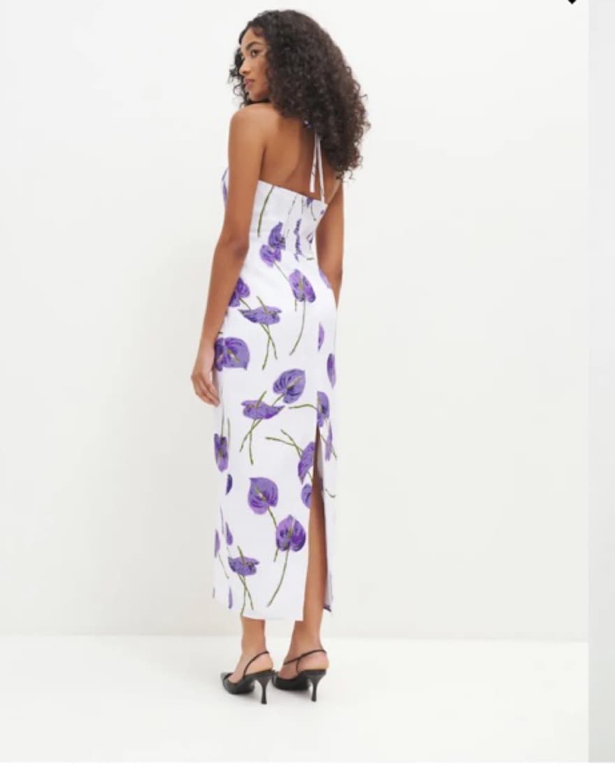 Reformation Yada Linen Dress - Image 2