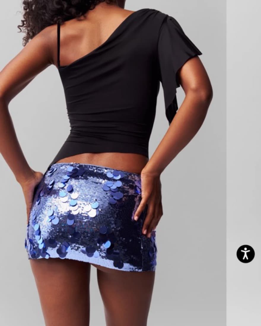 Danielle Guizio Paillette skirt Mystic - Image 4