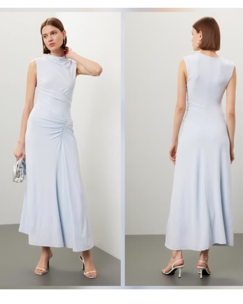 Simkhai Acacia Draped Dress - Image 2