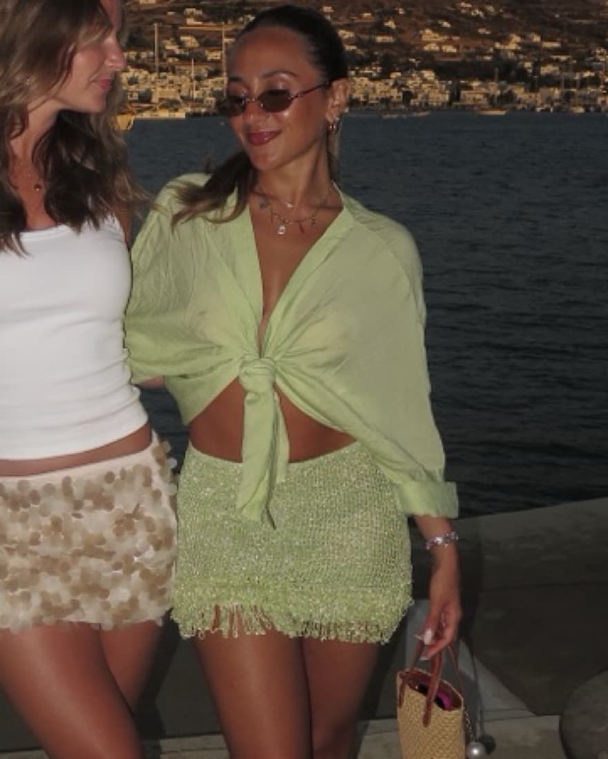 Green Skirt Set  - Image 1