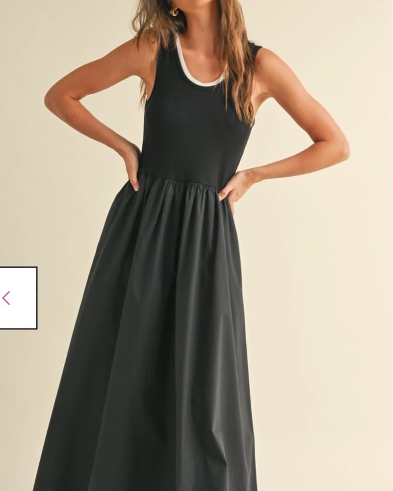 Black Maxi Dress - Image 1