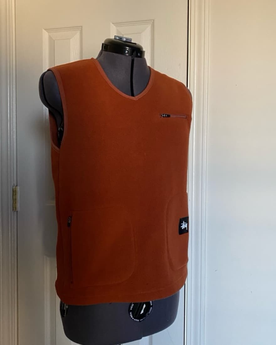 Stussy Tempo Layer Sweater Vest 🧡 - Image 2