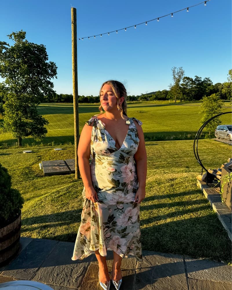 Reformation Pernille Silk Dress - Image 1
