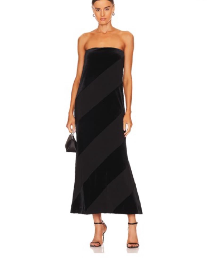 Spiral Strapless Dress - Image 1