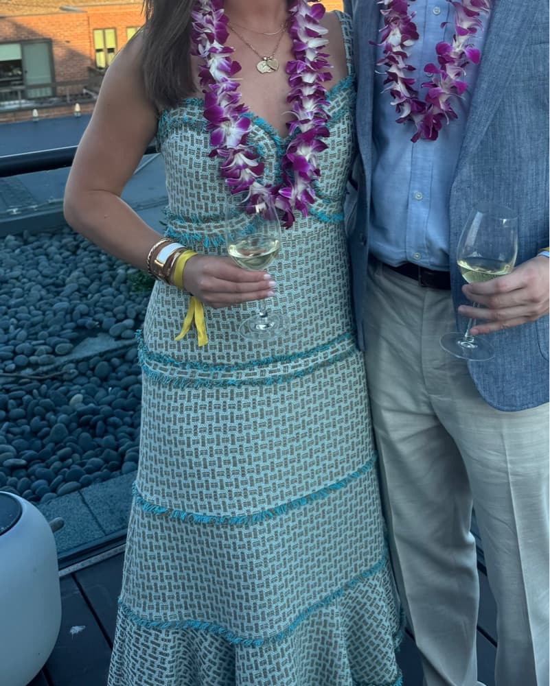 Woven Midi Dress - Image 1
